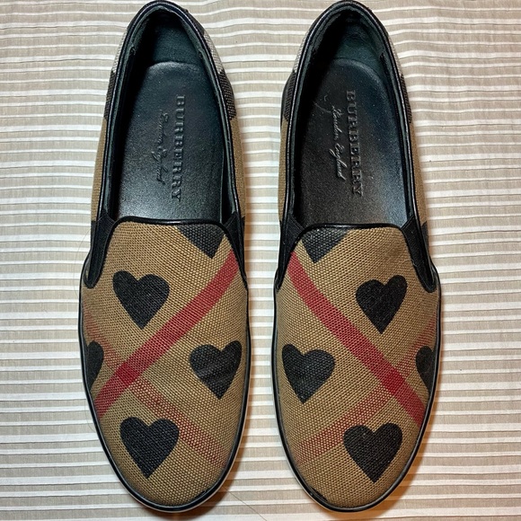 Burberry Canvas Slip-On Sneakers - Picture 2 of 5